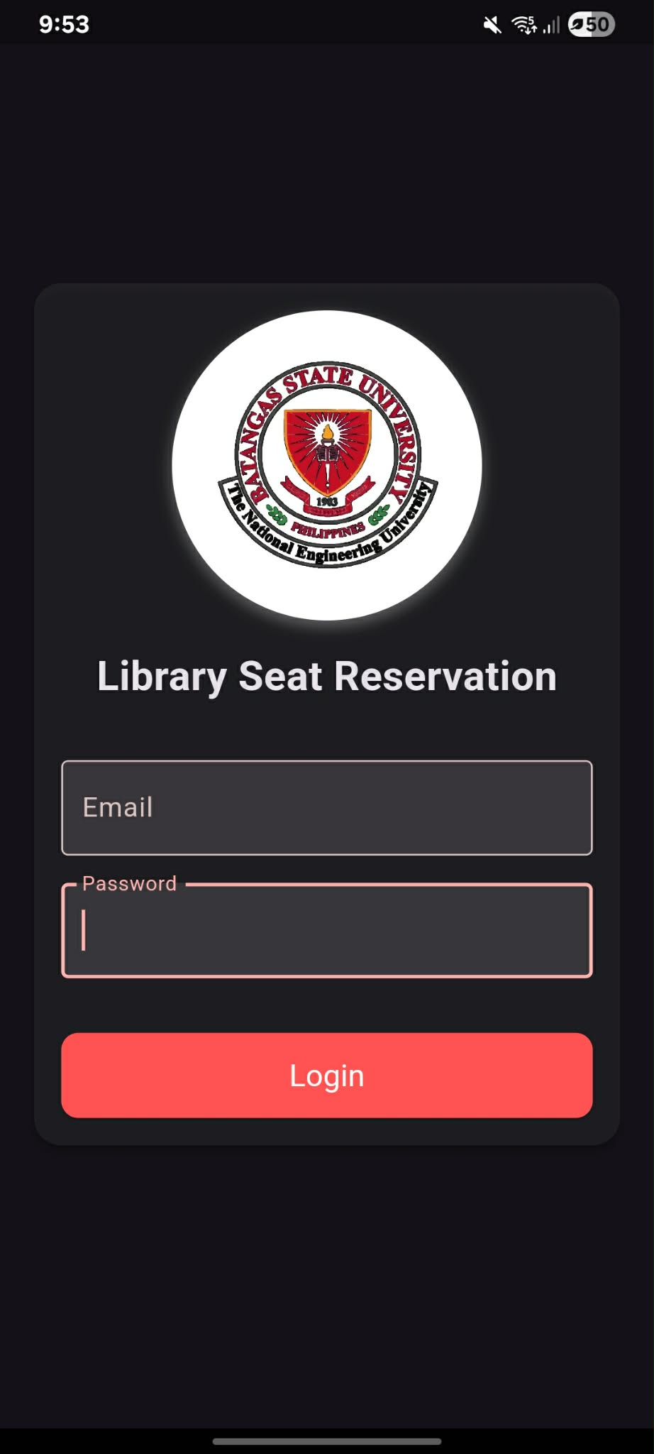Simple Library Reservation Application